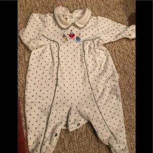 Noah’s Ark Peter Pan Collar Romper